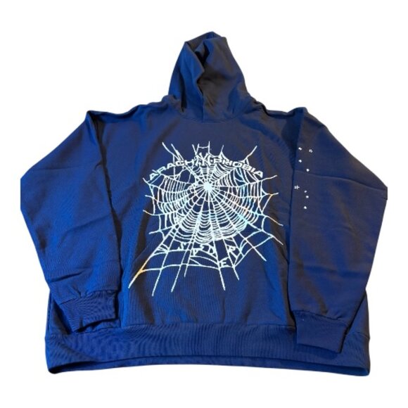 Sp5der Other - Sp5der Arach NY Phobia Hoodie Navy
